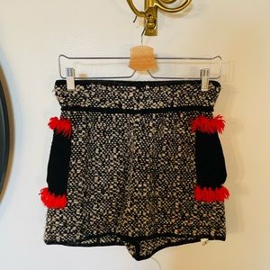 M by Missoni high wasted wool shorts